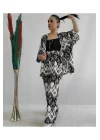 Kadın Desenli Kimono 2li Takım