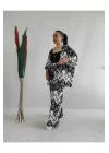 Kadın Desenli Kimono 2li Takım
