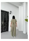 Kadın Modal Kumaş Sırt Dekolte Şalvat 2li Takım