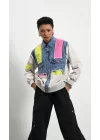 Kadın Premium Mix Bomber Ceket