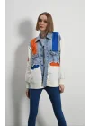 Kadın Premium Mix Bomber Ceket