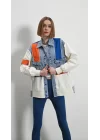 Kadın Premium Mix Bomber Ceket