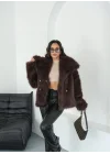 Kadın Suni Kürk Kaban