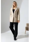 Kadın Tek Düğme Blazer Ceket