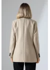 Kadın Tek Düğme Blazer Ceket