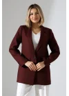 Kadın Tek Düğme Blazer Ceket