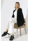 Kadın Tek Düğme Blazer Ceket