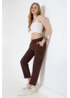 Kadın Yumuşak Doku Premium Dar Paça Pantolon