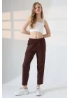 Kadın Yumuşak Doku Premium Dar Paça Pantolon