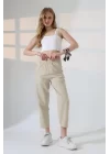 Kadın Yumuşak Doku Premium Dar Paça Pantolon