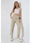 Kadın Yumuşak Doku Premium Dar Paça Pantolon