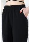 Kadın Yumuşak Doku Premium Gabardin Palazzo Pantolon