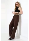Kadın Yumuşak Doku Premium Gabardin Palazzo Pantolon