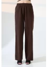Kadın Yumuşak Doku Premium Gabardin Palazzo Pantolon