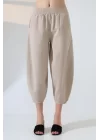 Kadın Yumuşak Doku Premium Şalvar Gabardin Pantolon