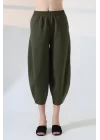 Kadın Yumuşak Doku Premium Şalvar Gabardin Pantolon