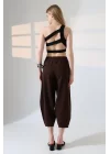 Kadın Yumuşak Doku Premium Şalvar Gabardin Pantolon