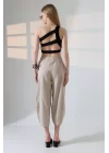 Kadın Yumuşak Doku Premium Şalvar Gabardin Pantolon