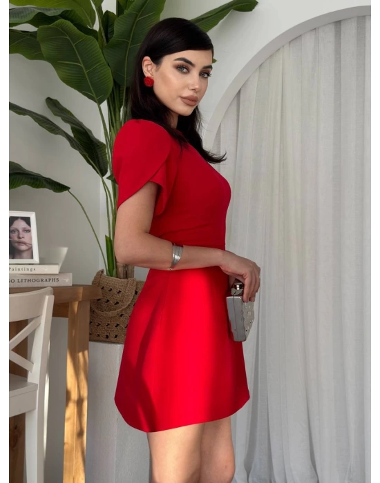 Kadın Sırt Detaylı Mini Elbise
