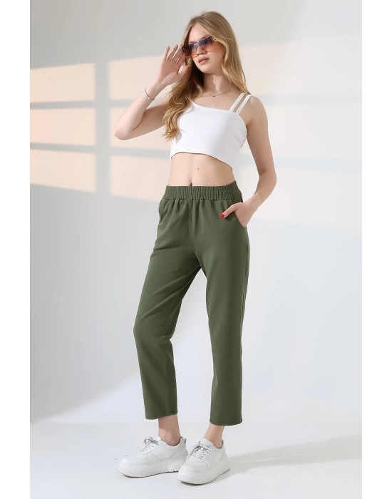 Kadın Yumuşak Doku Premium Dar Paça Pantolon