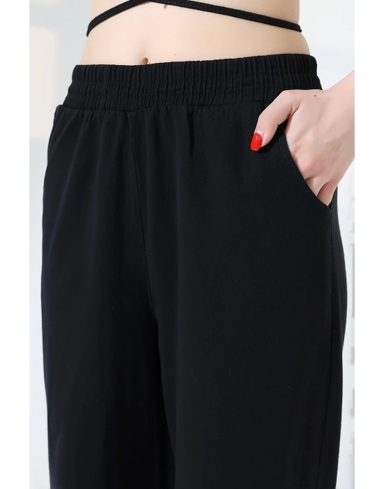 Kadın Yumuşak Doku Premium Gabardin Palazzo Pantolon