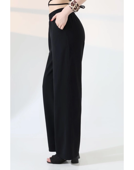 Kadın Yumuşak Doku Premium Gabardin Palazzo Pantolon