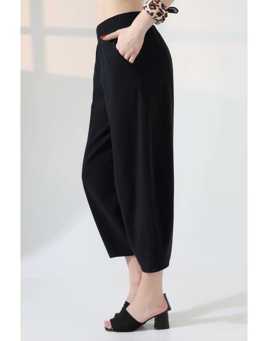 Kadın Yumuşak Doku Premium Şalvar Gabardin Pantolon