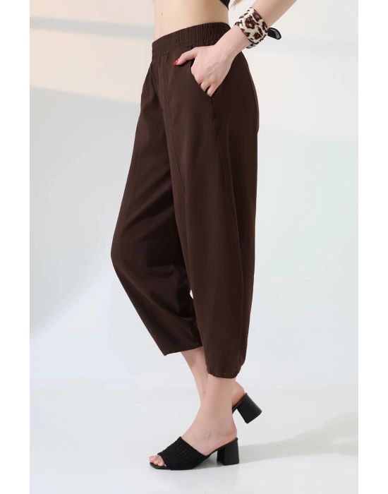 Kadın Yumuşak Doku Premium Şalvar Gabardin Pantolon
