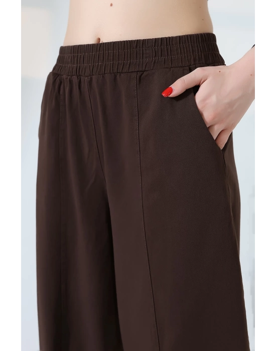Kadın Yumuşak Doku Premium Şalvar Gabardin Pantolon