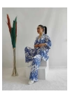 Kadın Desenli Kimono 2li Takım