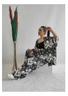 Kadın Desenli Kimono 2li Takım