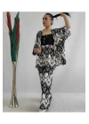 Kadın Desenli Kimono 2li Takım