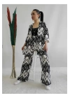 Kadın Desenli Kimono 2li Takım