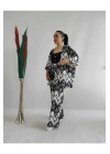 Kadın Desenli Kimono 2li Takım