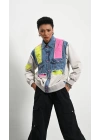 Kadın Premium Mix Bomber Ceket
