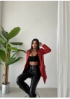 Kadın Tek Düğme Blazer Ceket