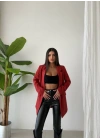 Kadın Tek Düğme Blazer Ceket