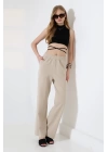 Kadın Yumuşak Doku Premium Gabardin Palazzo Pantolon