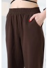 Kadın Yumuşak Doku Premium Gabardin Palazzo Pantolon