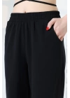 Kadın Yumuşak Doku Premium Gabardin Palazzo Pantolon
