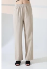 Kadın Yumuşak Doku Premium Gabardin Palazzo Pantolon