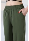 Kadın Yumuşak Doku Premium Gabardin Palazzo Pantolon
