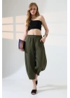 Kadın Yumuşak Doku Premium Şalvar Gabardin Pantolon