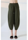Kadın Yumuşak Doku Premium Şalvar Gabardin Pantolon