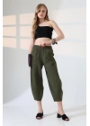 Kadın Yumuşak Doku Premium Şalvar Gabardin Pantolon