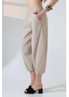 Kadın Yumuşak Doku Premium Şalvar Gabardin Pantolon
