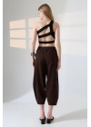 Kadın Yumuşak Doku Premium Şalvar Gabardin Pantolon