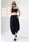Kadın Yumuşak Doku Premium Şalvar Gabardin Pantolon