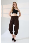 Kadın Yumuşak Doku Premium Şalvar Gabardin Pantolon
