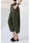 Kadın Yumuşak Doku Premium Şalvar Gabardin Pantolon